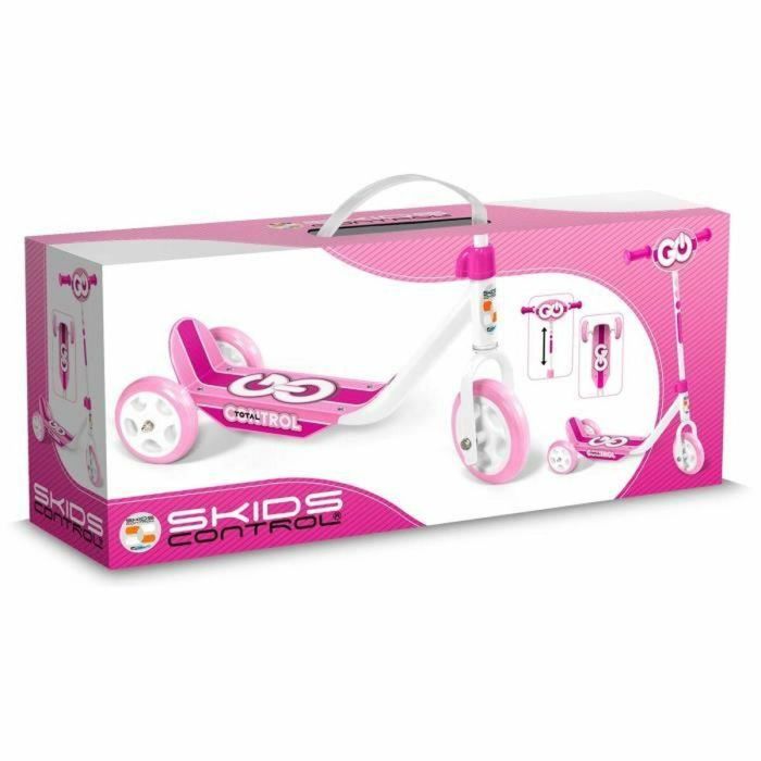 Stamp Patinete 3 Ruedas SKIDS CONTROL para Niños +3 Años, Altura Ajustable, Superficie Antideslizante, Ruedas PVC, Rosa 1 Stamp Patinete 3 Ruedas SKIDS CONTROL para Niños +3 Años, Altura Ajustable, Superficie Antideslizante, Ruedas PVC, Rosa 1