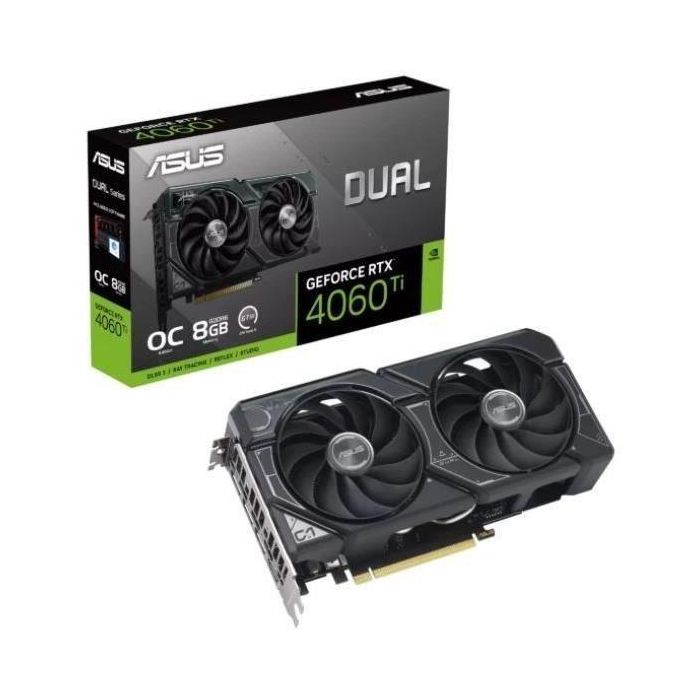 ASUS - Tarjeta gráfica - Dual -RTX4060TI -O8G