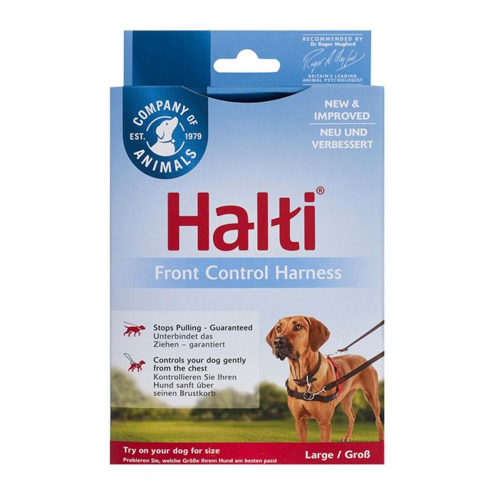 Arnés Halti Control Delantero Negro-Rojo L 1 Arnés Halti Control Delantero Negro-Rojo L 1