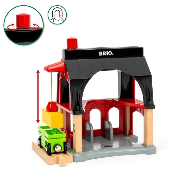 Brio World 7312350360127 Granero Animal Accesorio Circuito Tren Madera con Vaca, Caballo, Vagón y Vía - 6 Piezas para Niños +3 Años 5 Brio World 7312350360127 Granero Animal Accesorio Circuito Tren Madera con Vaca, Caballo, Vagón y Vía - 6 Piezas para Niños +3 Años 5