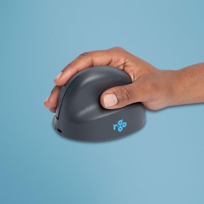 Ratón Ergonómico Óptico R-Go RGOHEBAMRWL Gris 1750 dpi 6 Ratón Ergonómico Óptico R-Go RGOHEBAMRWL Gris 1750 dpi 6