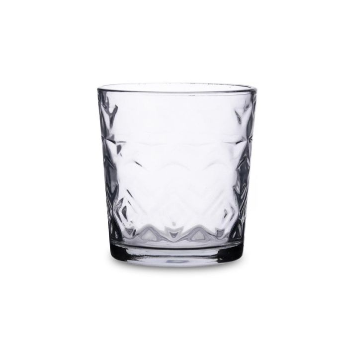 Set 6 Vasos Bajos Vidrio Rombos Quid 26 cL