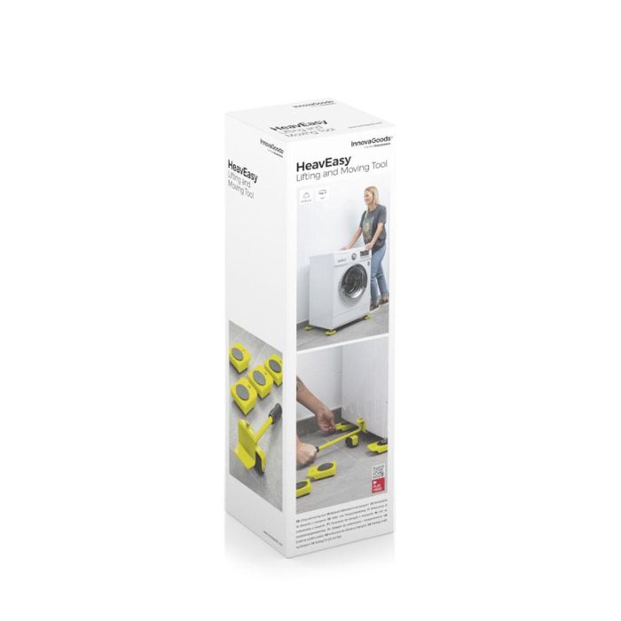 Innovagoods V0103237 Herramienta de Elevación y Transporte, Soporta 200kg, Mango Ergonómico, 4 Ruedas 360° 6 Innovagoods V0103237 Herramienta de Elevación y Transporte, Soporta 200kg, Mango Ergonómico, 4 Ruedas 360° 6