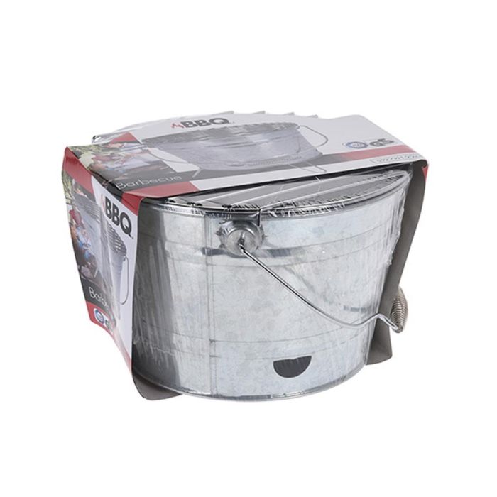 Bbq Collection Barbacoa de zinc modelo barril Ø27cm con parrilla cromada y pies plegables 1