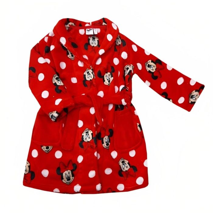 Batín Infantil Minnie Mouse Rojo 0 Batín Infantil Minnie Mouse Rojo 0