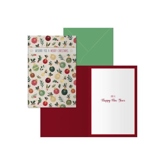 Christmas Dohe 115X170 Wishes 6 unidades