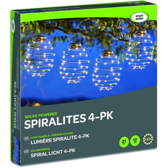 Spiralight Smart Garden Solar Linterna - Paquete de 4 2