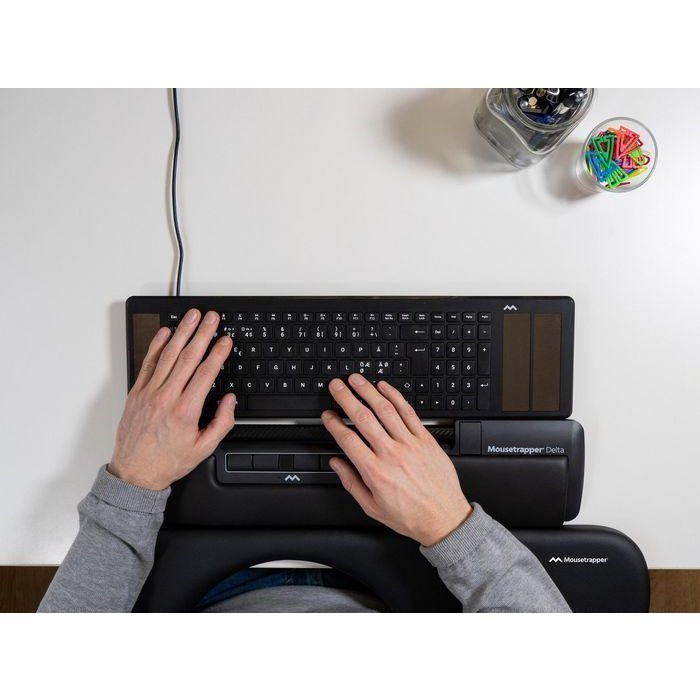 Mousetrapper Delta Regular Ratón Ergonómico Centrado, Barra de Control 255mm, 6 Teclas Programables, USB-A, Windows, iOS, macOS, Android, Linux 1 Mousetrapper Delta Regular Ratón Ergonómico Centrado, Barra de Control 255mm, 6 Teclas Programables, USB-A, Windows, iOS, macOS, Android, Linux 1