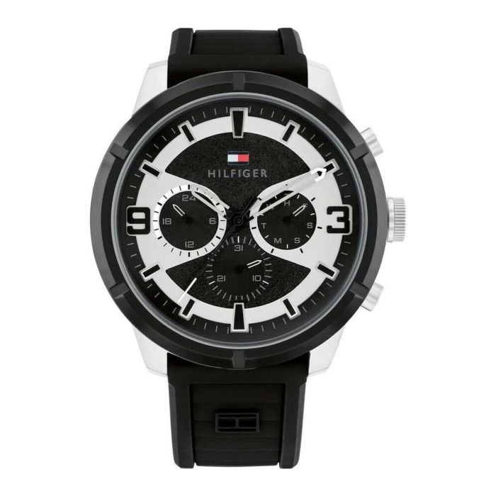 Reloj Hombre Tommy Hilfiger 1792074 Negro (Ø 45 mm) Reloj Hombre Tommy Hilfiger 1792074 Negro (Ø 45 mm)