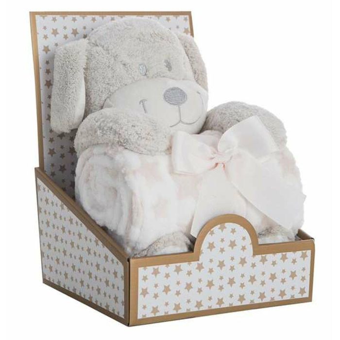Peluche (oso o perro) en caja 28 cm con manta coralina 100x75 cm. - modelos surtidos 2 Peluche (oso o perro) en caja 28 cm con manta coralina 100x75 cm. - modelos surtidos 2
