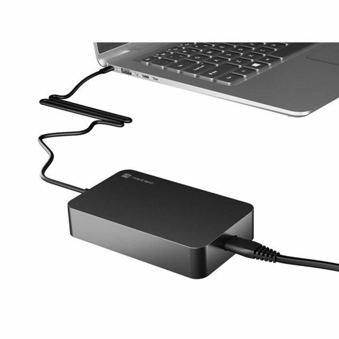 NATEC Grayling Adaptador e Inversor de Corriente Interior 90W para Portátil Negro 110-240V 4 NATEC Grayling Adaptador e Inversor de Corriente Interior 90W para Portátil Negro 110-240V 4