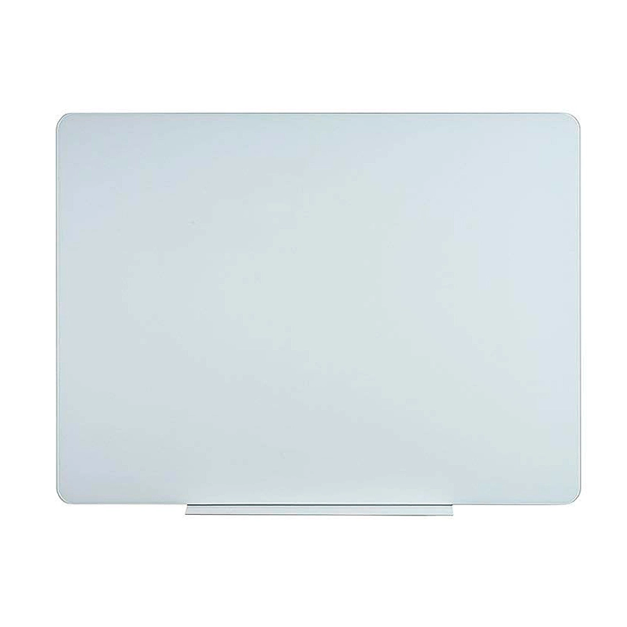 Bi-office Pizarra Blanca Magnética de Cristal Templado 1200x900 mm, Superficie Fácil Borrado, Sin Marco 1