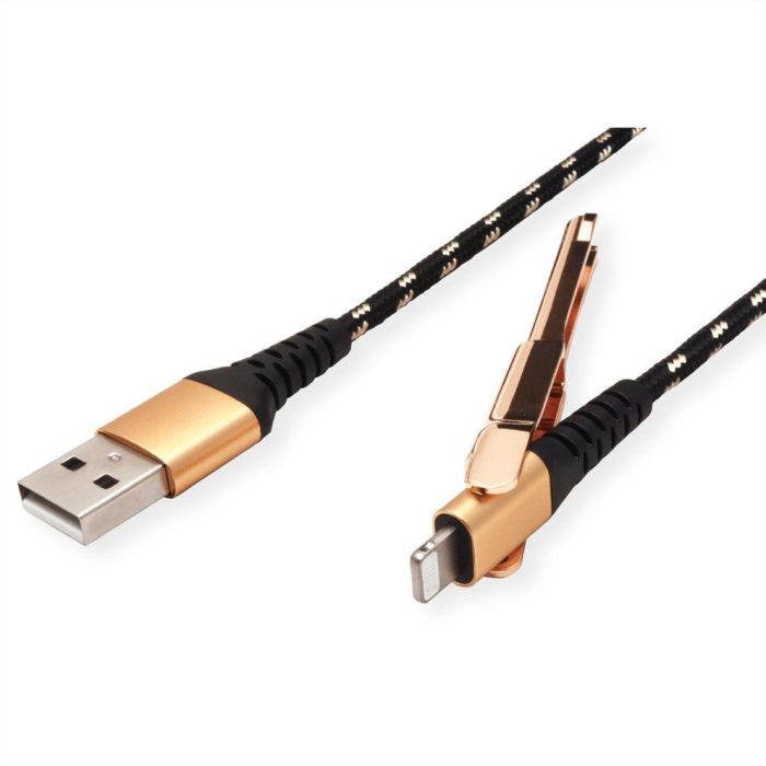 ROLINE GOLD USB 2.0 Sync- & Ladekabel 1m 1 ROLINE GOLD USB 2.0 Sync- & Ladekabel 1m 1