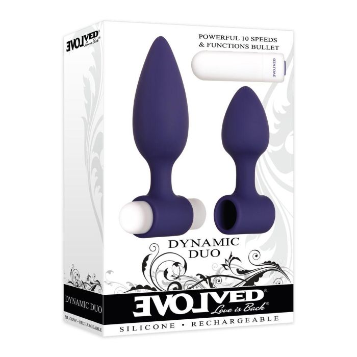 Plug Anal Evolved Dynamic Duo Morado 1 Plug Anal Evolved Dynamic Duo Morado 1