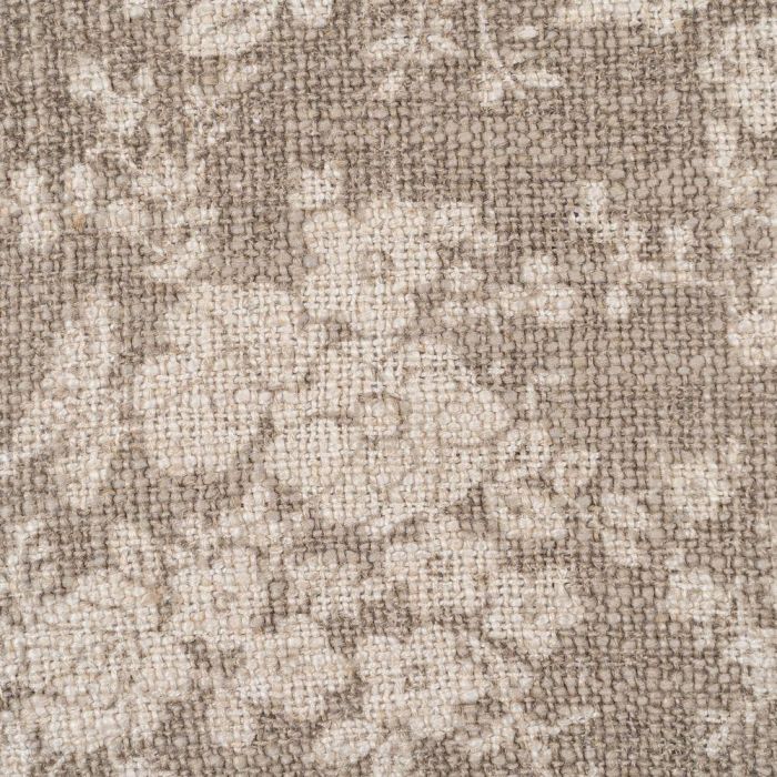 Cojín Flores Beige Oscuro 60 X 40 cm