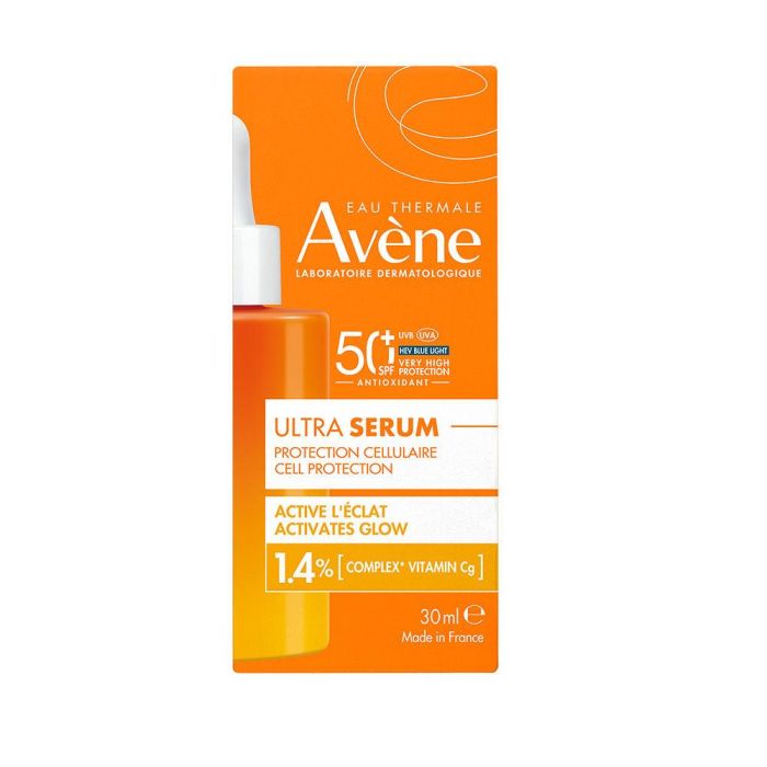 Avène Ultra Sérum Activa la Luminosidad SPF50+ 30 ml - Sérum Ultraligero con Protección UV y Luz Azul Triasorb™