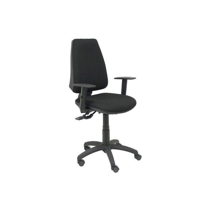 Silla Piqueras Y Crespo Elche S Brazos Regulables Mecanismo Sincro De Doble Maneta Gran Confortabilidad Regulable En Altura Ruedas De Nylon Asiento Y Respaldo Tapizado Bali Negro