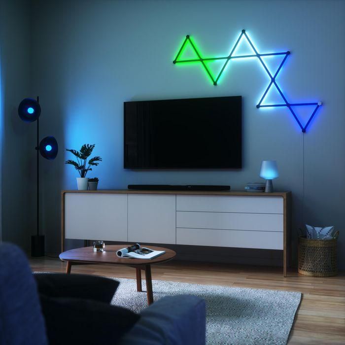 Nanoleaf Lines Skin Black Matte 9pcs 6 Nanoleaf Lines Skin Black Matte 9pcs 6