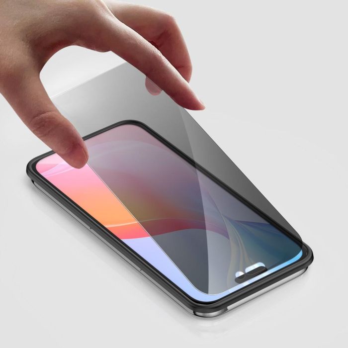4smarts Second Glass Privacy mit Montagerahmen iPhone 16 3 4smarts Second Glass Privacy mit Montagerahmen iPhone 16 3