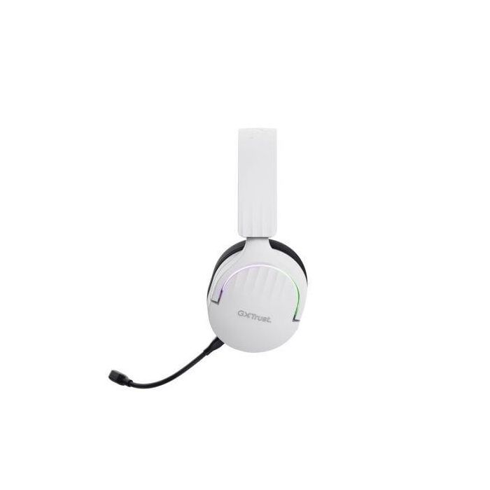 Trust Gaming GXT 491 Fayzo Auriculares Gaming Inalámbricos Dual 2.4GHz USB Bluetooth Micrófono Sonido 7.1 Virtual Jack 3.5mm Blancos 4
