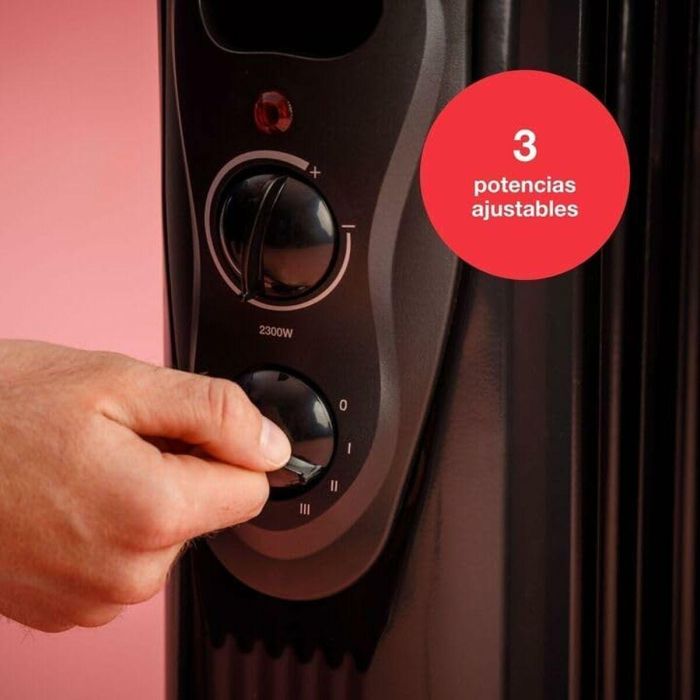 Radiador de Aceite Solac RA810 Negro 2300 W 3