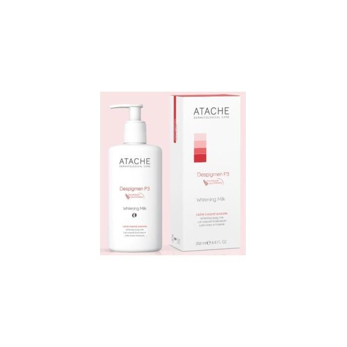 ATACHE Despigmen P3 Whitening Milk. Leche Corporal Aclarante e Hidratante para Codos, Rodillas y Axilas 250ml