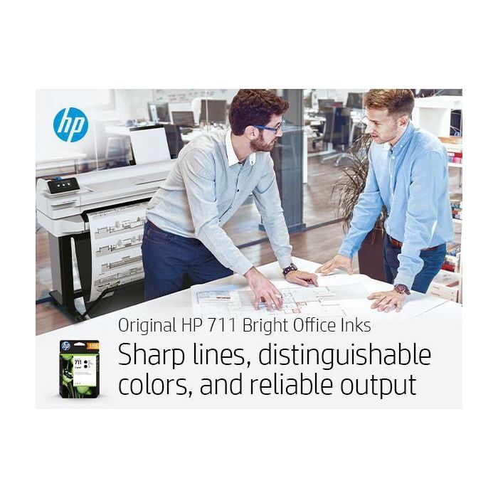 Hp Tinta Cian Designjet T120-T520 - Nº 711 12 Hp Tinta Cian Designjet T120-T520 - Nº 711 12