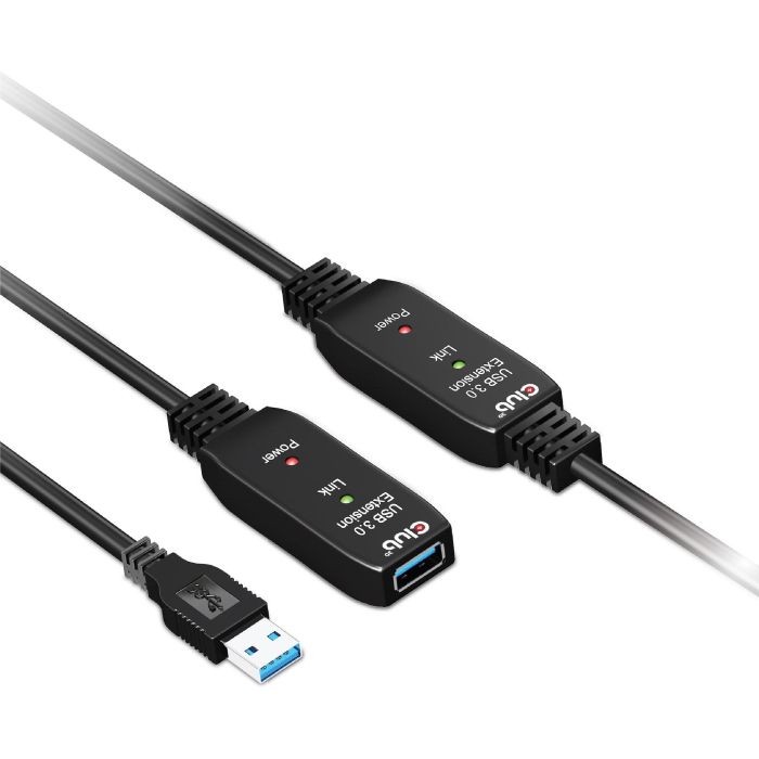 Club3D USB 3.2 Cable de Extensión Activo 15m 5 Gbps Macho/Hembra 7