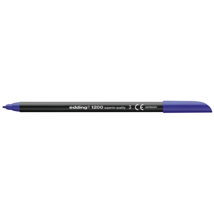 Edding Rotulador 1200 Punta Fibra Azul 0.5/1 mm para Escribir Dibujar y Bocetar 1 Edding Rotulador 1200 Punta Fibra Azul 0.5/1 mm para Escribir Dibujar y Bocetar 1