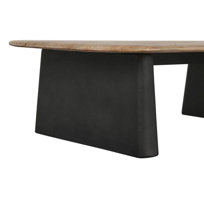 Mesa de Centro Home ESPRIT Negro Natural 120 x 60 x 32 cm 4