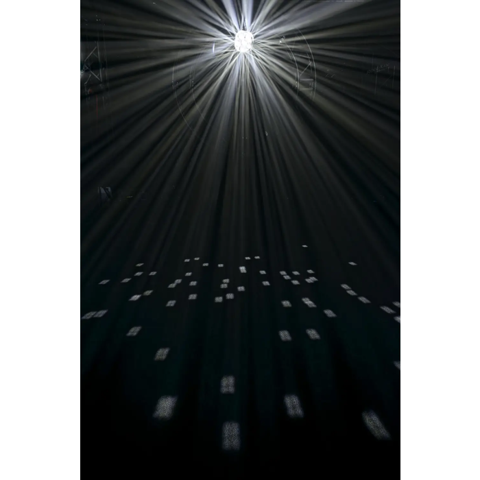 Algamlight Bola De Espejos Motorizada Efecto Profesional 9 Canales DMX Detección Música Automático 20W 2.9kg 320x320x110mm 6