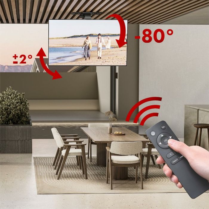 Soporte de Mesa para Pantalla MacLean MC-110 T 86" 43" 2 Soporte de Mesa para Pantalla MacLean MC-110 T 86" 43" 2