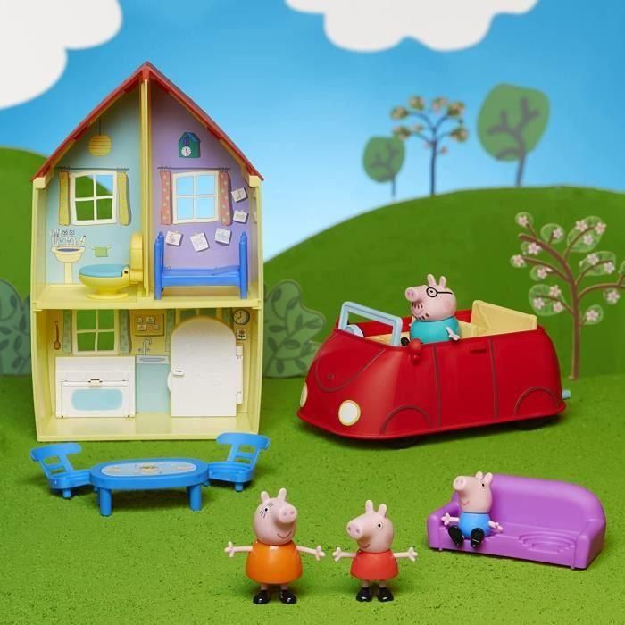 Set de casa de Peppa y su familia - PEPPA PIG - Juguete para niños de 3 años - Divertidos accesorios incluidos 1 Set de casa de Peppa y su familia - PEPPA PIG - Juguete para niños de 3 años - Divertidos accesorios incluidos 1