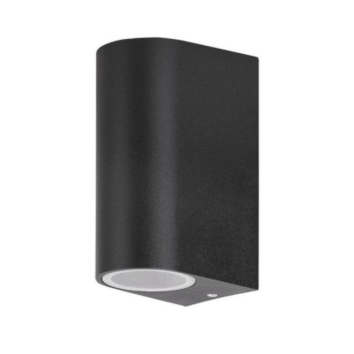 RABALUX RAB-8019 Aplique Exterior Chile 2xGU10 IP44 Estilo Moderno Marrón Antiguo con Doble Iluminación Up/Down 3