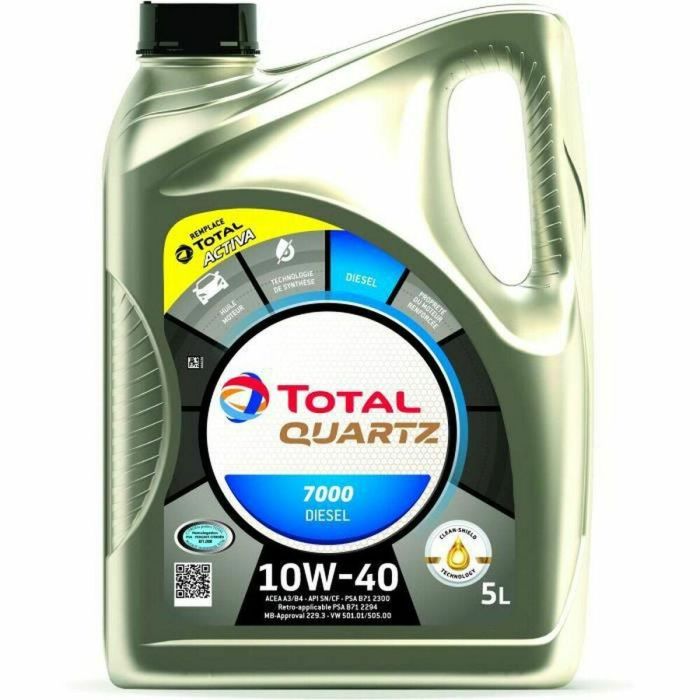 Total Cuarzo 7000 Aceite Motor Diesel 10W40 5L