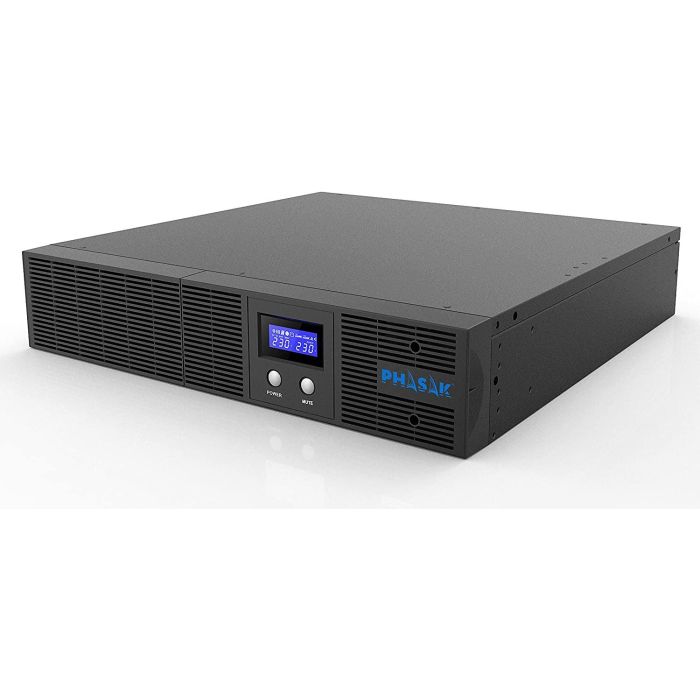 PHASAK SAI 3060VA Protekt Rack Interactivo con AVR, toma protegida y slot SNMP