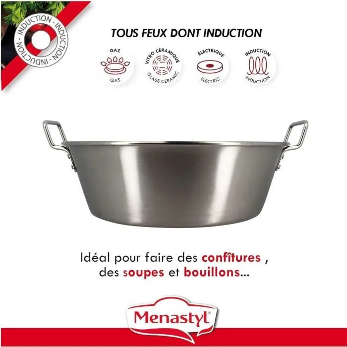 Menastyl Bandeja para mermelada 4615452 Acero Inoxidable 40,5 cm 3 Menastyl Bandeja para mermelada 4615452 Acero Inoxidable 40,5 cm 3
