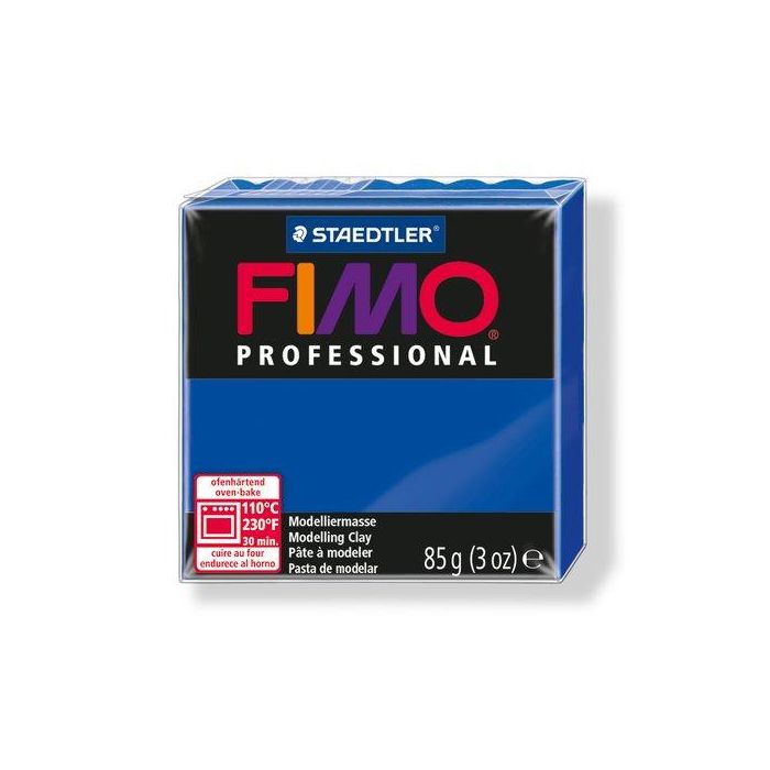 Pasta Modelar Fimo Professional Ultramarino 85 Gr. 4 unidades