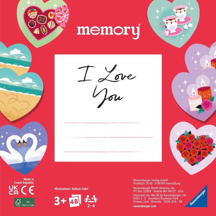 Memory I Love You 22398 Ravensburger 4 Memory I Love You 22398 Ravensburger 4
