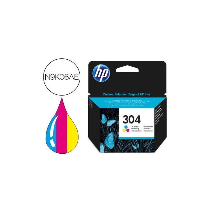 Hp Tinta Tricololor C-M-A Deskjet 3720 - Nº304