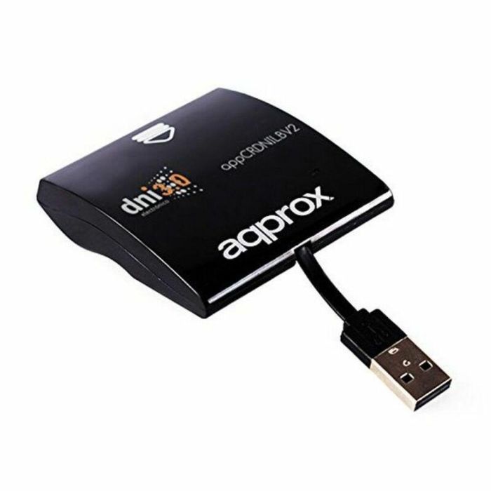 Lector de Tarjetas approx! APPCRDNILBV2 Negro 4 Lector de Tarjetas approx! APPCRDNILBV2 Negro 4