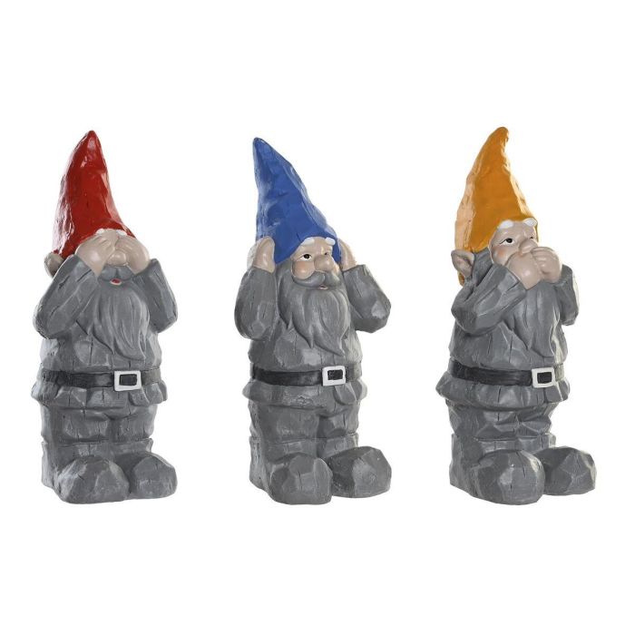 Figura Terraza Y Jardin DKD Home Decor Gris Rojo 18.3 x 48.2 x 25 cm (3 Unidades) Figura Terraza Y Jardin DKD Home Decor Gris Rojo 18.3 x 48.2 x 25 cm (3 Unidades)