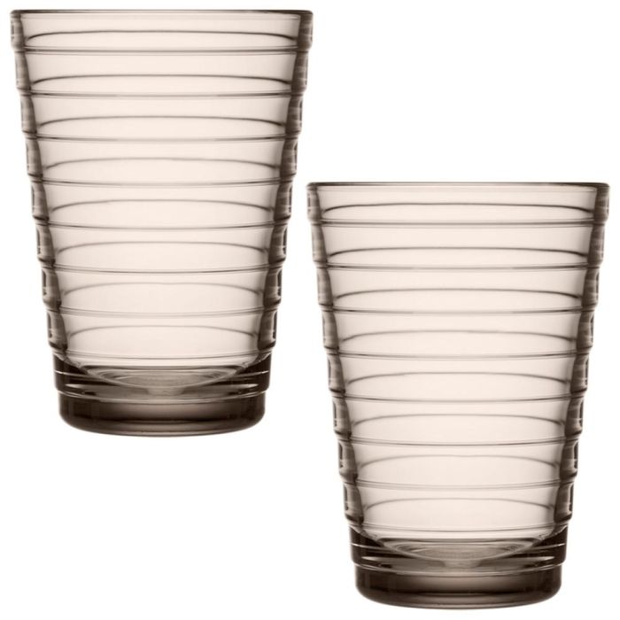 Set 2 Vasos 330 Ml Linen Iittala (6 Unidades)