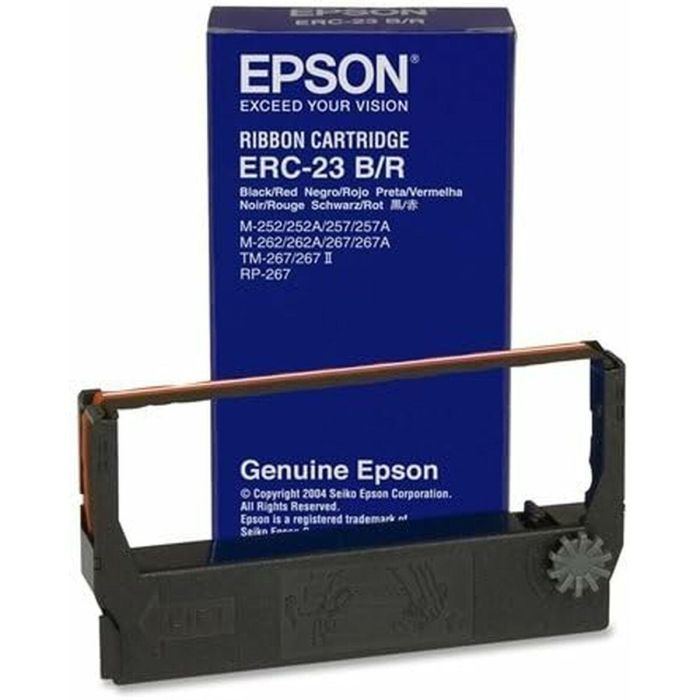 Epson M-250/250A/255/ 255A/260/260A/264/265/265A/280/280A/280AV ERC-23B (S015214) Cinta Negro 1 Epson M-250/250A/255/ 255A/260/260A/264/265/265A/280/280A/280AV ERC-23B (S015214) Cinta Negro 1