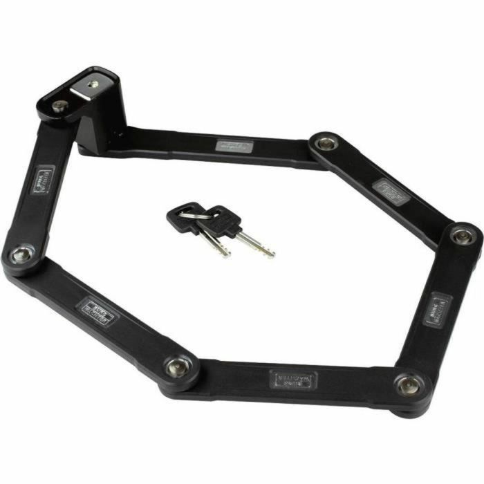 Candado plegable para bicicleta - BURG WACHTER - 790 90 BLACK SB - Alta seguridad, acero de 8 mm 1