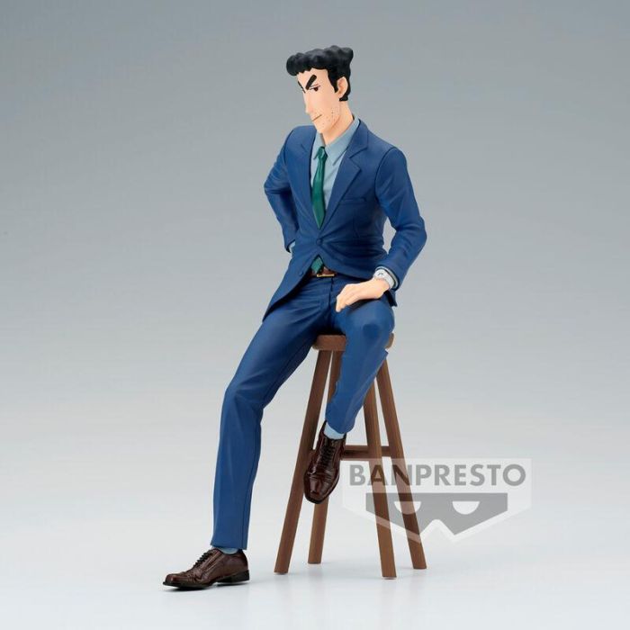 Banpresto Figura Hiroshi Nohara Crayon Shinchan PVC 18 cm con Base BP89591P 1
