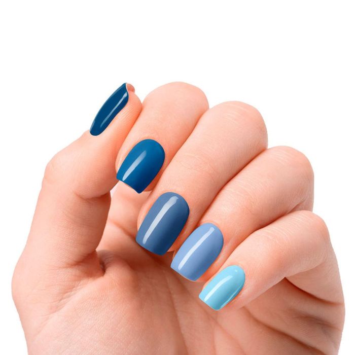 Uñas Postizas Nooves Melancholic heart Solid Gel Autoadhesivas 20 Piezas 2