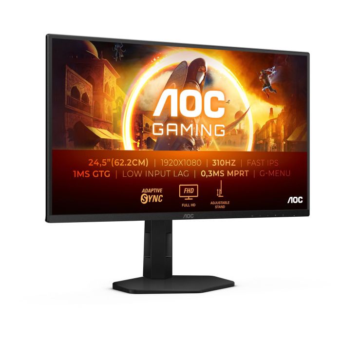 AOC Monitor 24.5" 25G4SXU Full HD 1920x1080, 1ms, 310Hz Fast IPS, Gaming, Negro/Gris, HDR 400, G-SYNC Compatible 1 AOC Monitor 24.5" 25G4SXU Full HD 1920x1080, 1ms, 310Hz Fast IPS, Gaming, Negro/Gris, HDR 400, G-SYNC Compatible 1