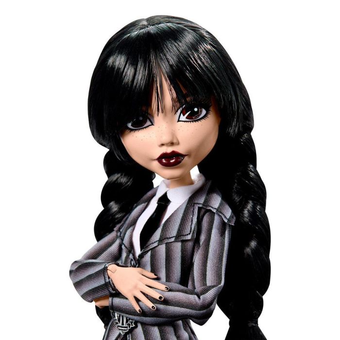 Mattel Muñeca Monster High Wednesday Uniforme Colegio 3 Mattel Muñeca Monster High Wednesday Uniforme Colegio 3