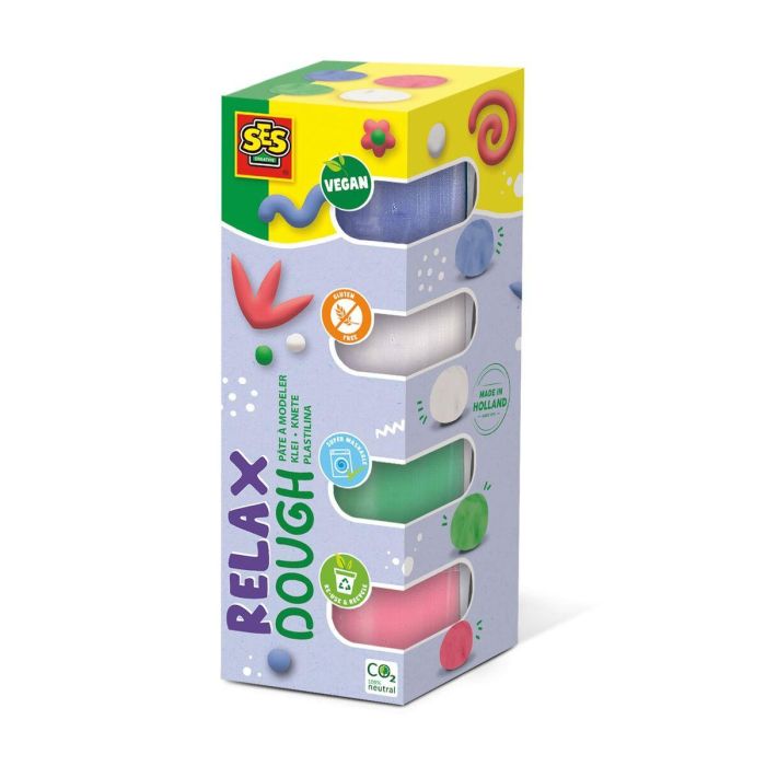 SES CREATIVE Plastilina AAAAR50269 Siéntete bien Relájate (4x90gr) Vegana Lavable Flexible 7 SES CREATIVE Plastilina AAAAR50269 Siéntete bien Relájate (4x90gr) Vegana Lavable Flexible 7